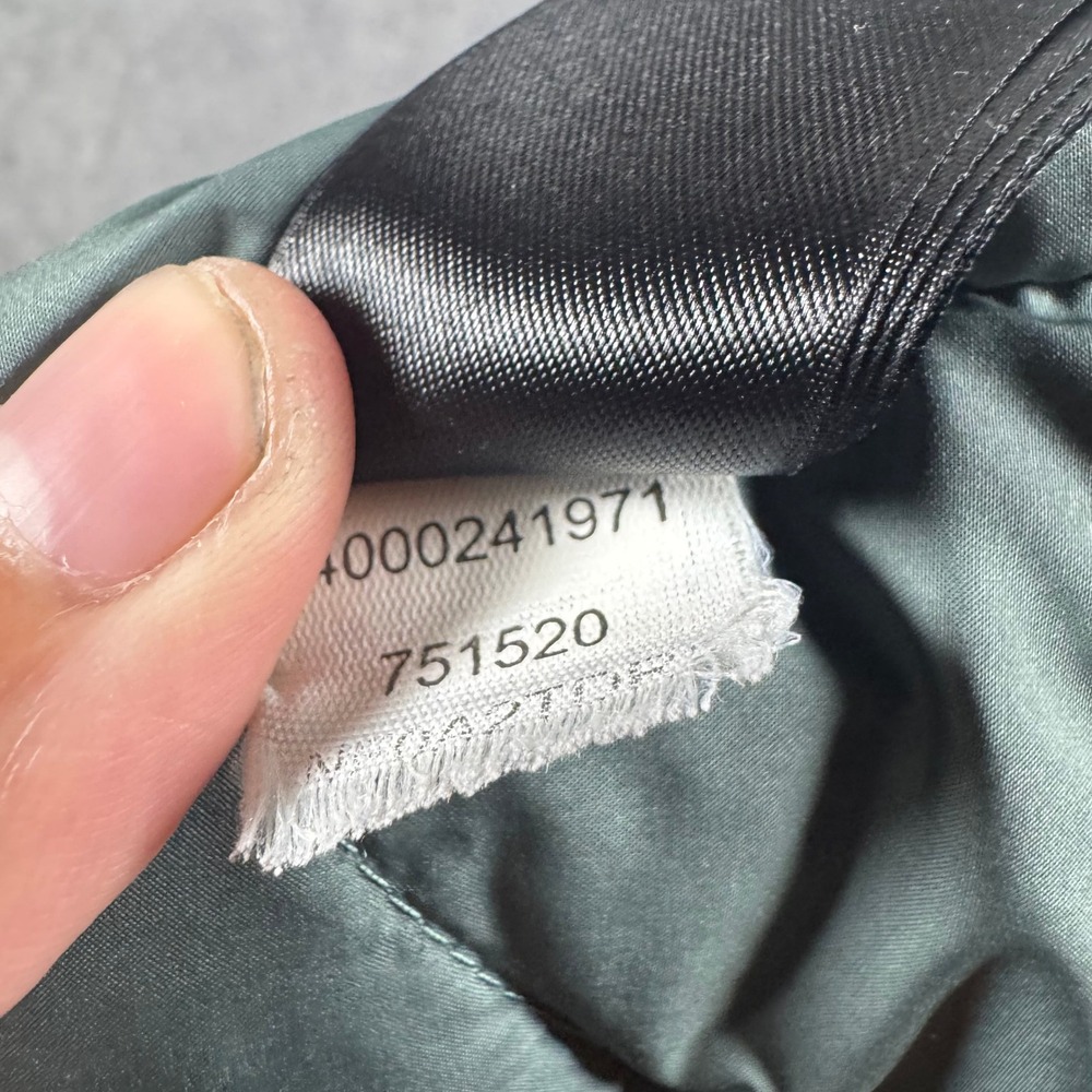 The North Face Puffer Jacket Womens S Green 550 Down Quilted Full Zip Coat FLAW* - Picture 9 of 12